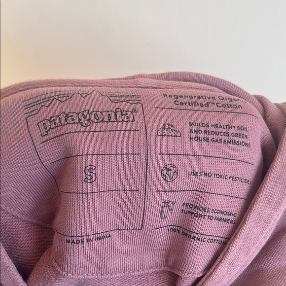 Patagonia  Burgundy Hoodie Sweater Size Small - Picture 2 of 5